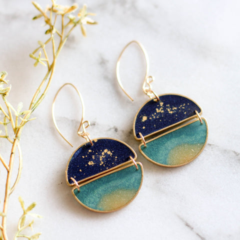 Night Swimming Earrings - No Man's Land Artifacts