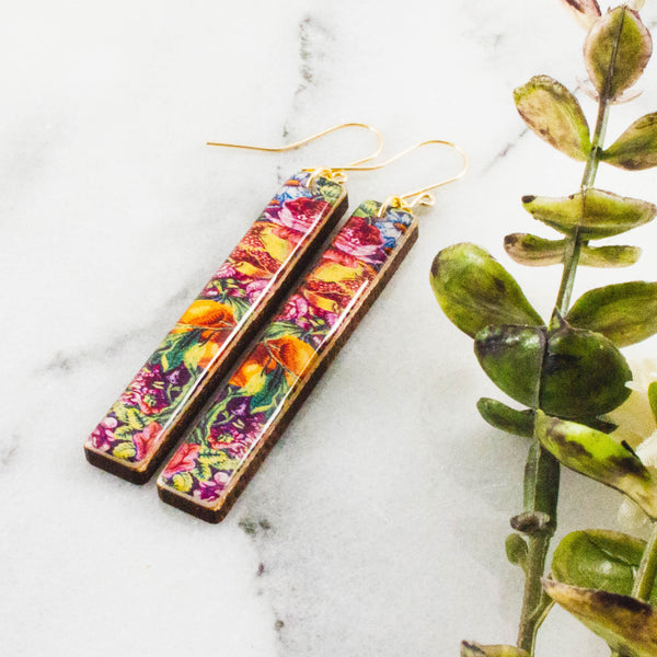 Garden Bounty Bar Earrings